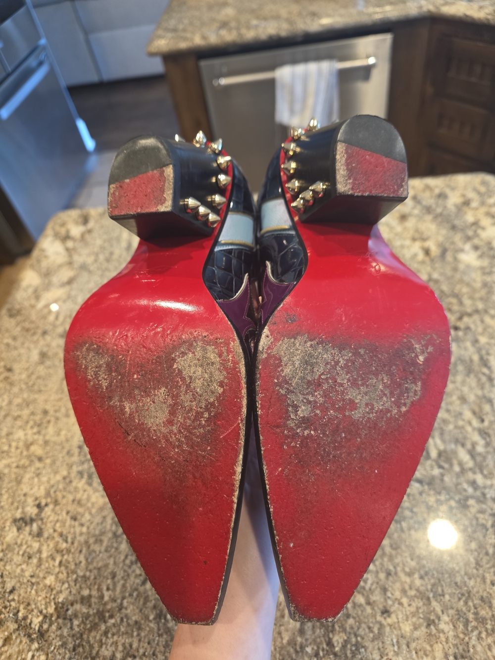 Christian Louboutin Kennywood Alta Cowboy Boots - Picture 5 of 8